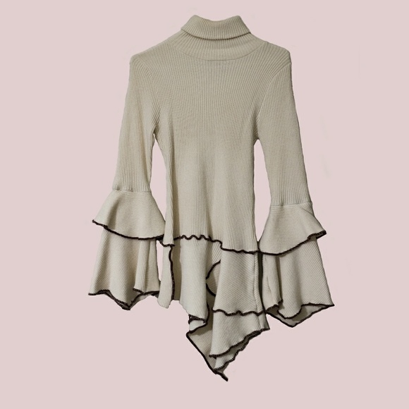 Sweaters - Asymmetrical Sweater Tunic
